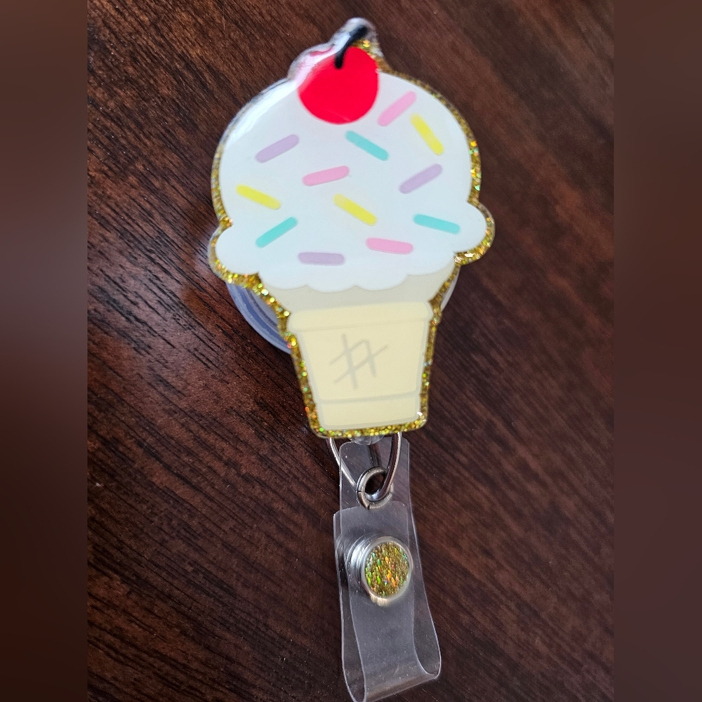 Ice Cream Badge Reel